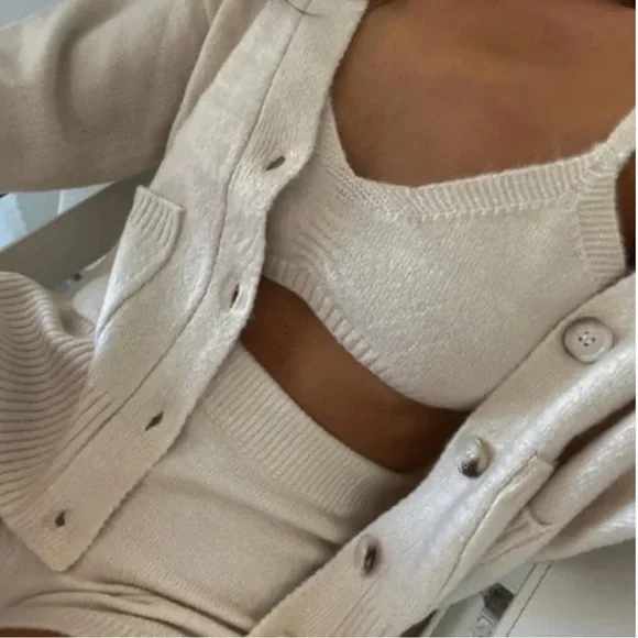 Princess Polly Nyla Set Beige - Picture 1 of 6